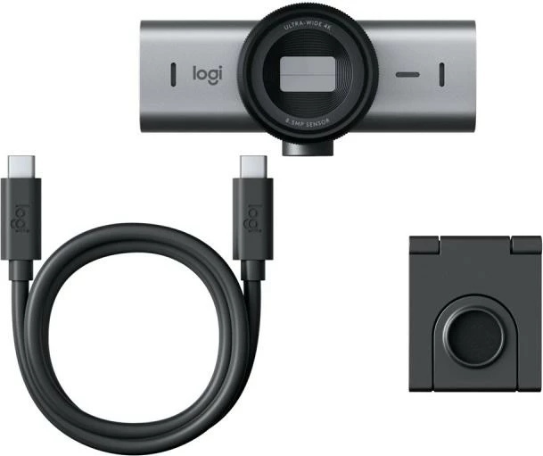 Webcam Logitech Master Series MX Brio 960-001559, 8MP, 4K ultra-wide, grafit