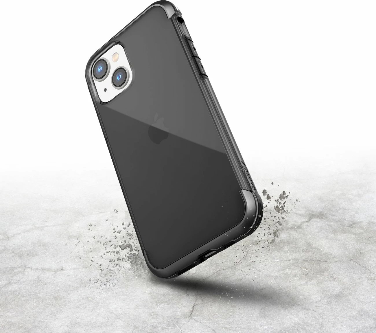 Mbështjellës Raptic X-Doria Air për iPhone 14, i fortifikuar, MagSafe, Gri