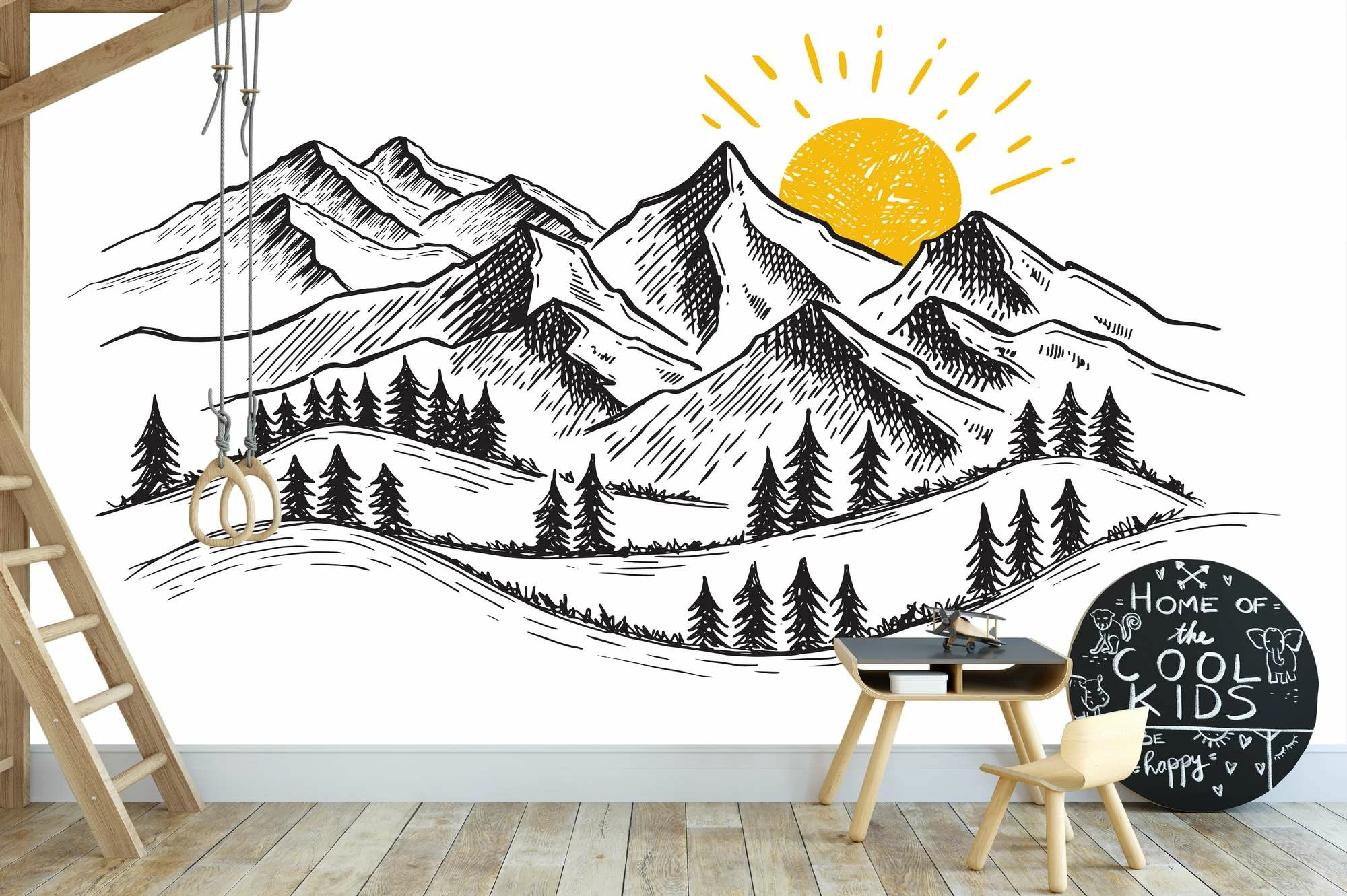 Murale muri Wallity, shumëngjyrëshe, MDK-00110, 400x270 cm