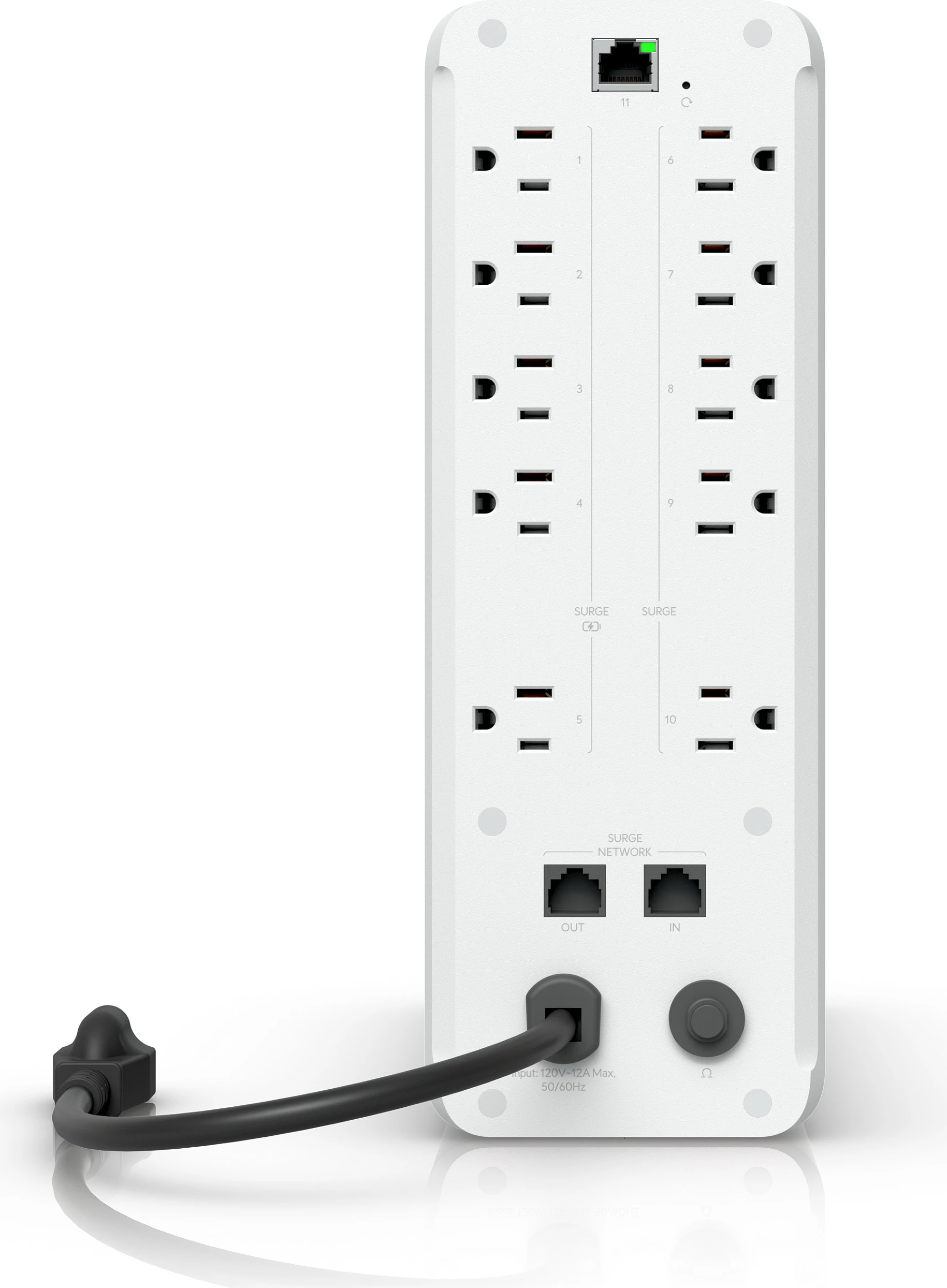 UPS Ubiquiti UPS-Tower 1kVA 600W Line-Interactive, 10 priza, bateri hot-swap, e bardhë