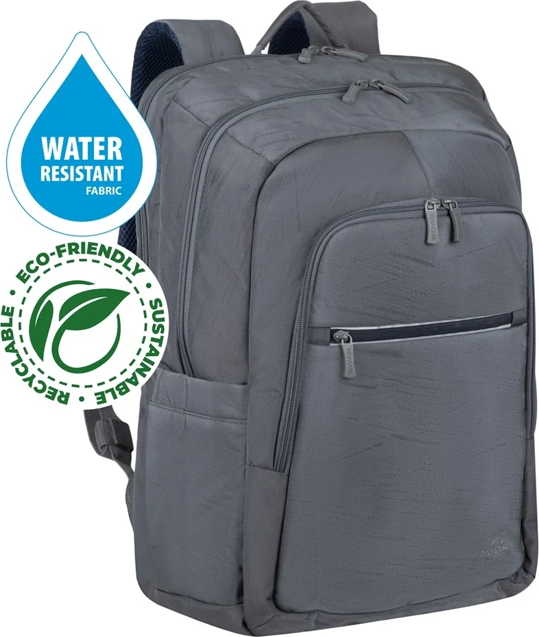 Çantë shpine për laptop RIVACASE, 7569 Alpendorf ECO, gri