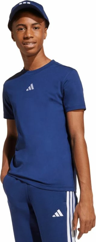 Maicë për fëmijë adidas, navy blue [Madhësia: 128 cm]