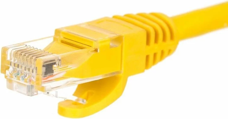 Kabllo rrjeti NetRack BZPAT025UY Cat 5e UTP RJ45-RJ45 0.25 m E verdhë