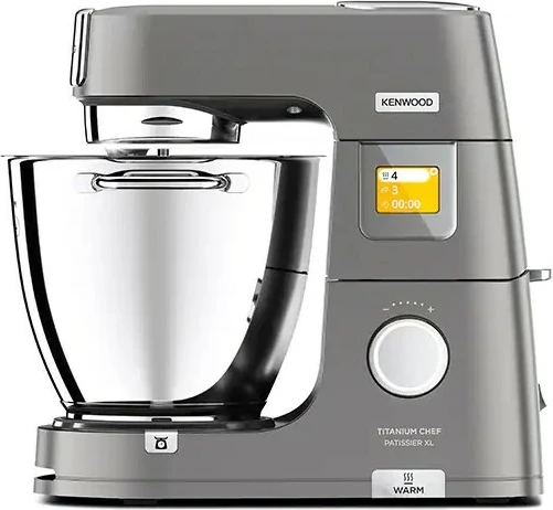 Mikser qëndror Kenwood Titanium Chef Patissier XL, 1400W, 6.7L, argjend