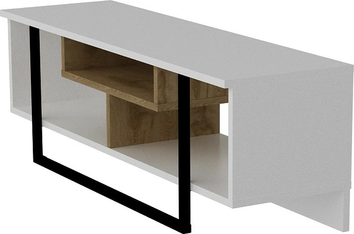 Komodë TV Hanah Home, Asal (120), e bardhë, ud, e zezë