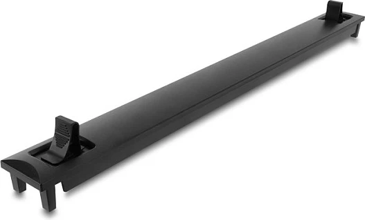 Panel i verbër DeLOCK 19" 1U, snap-in, ABS plastik, i zi