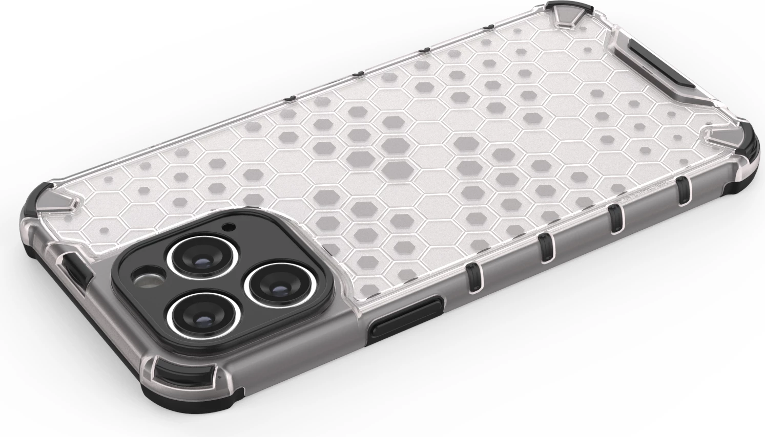 Mbështjellës Hurtel Honeycomb për iPhone 14 Pro, kaltër