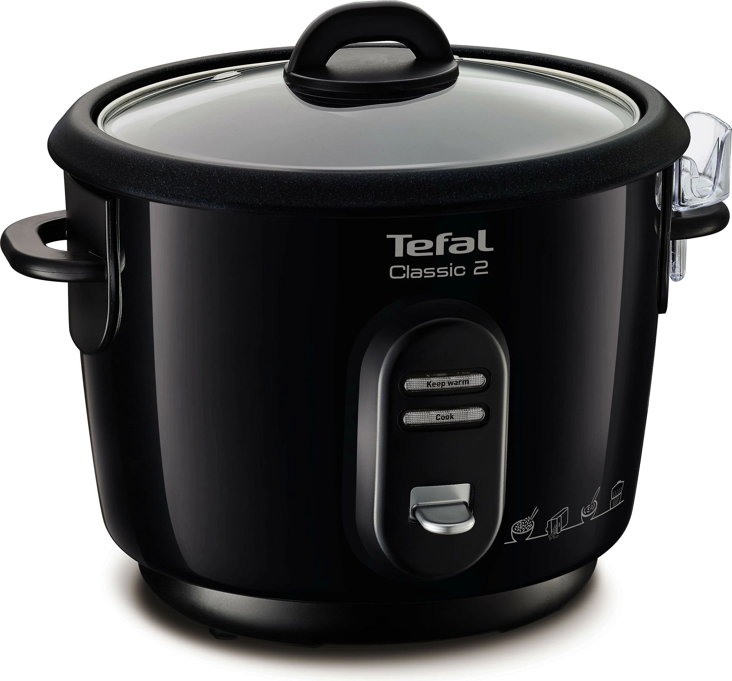 Aparat për oriz Tefal RK1028 New Classic, 1L, 500W, i zi