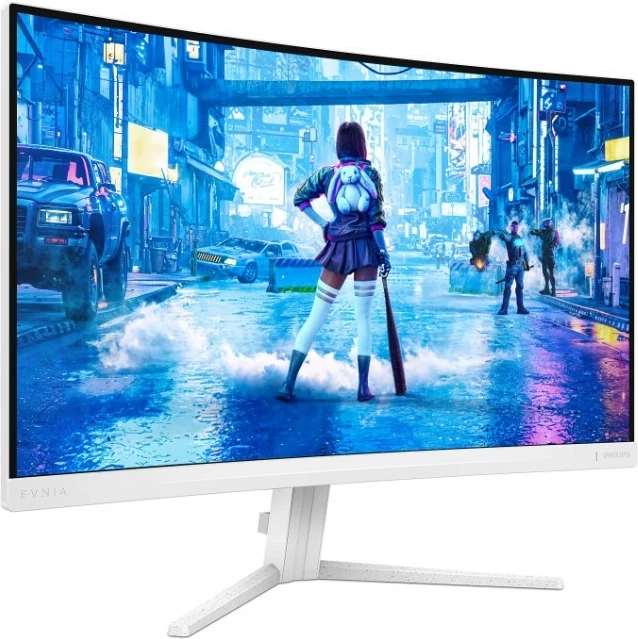 Monitor Philips 27M2C5201L/00 27" i lakuar 1500R Fast VA 180Hz FHD, 1ms, HDMI x2, DP, bardhë
