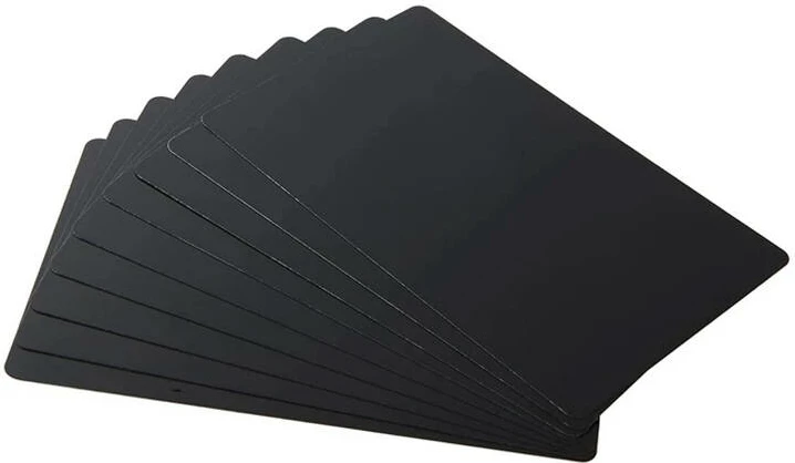 Set kartelash biznesi LaserPecker LP100BC, alumini, 100 copë, e zezë