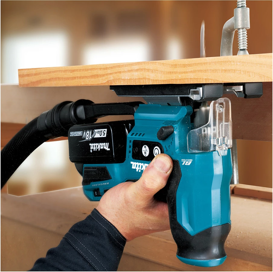 Sharrë tifo Makita DJV185RF1J, 18V, brushless, dorezë e sipërme, jeshile