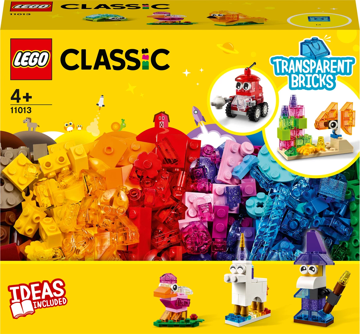 LEGO Classic Creative Transparent Bricks Medium Set 11013