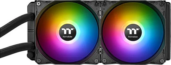 Ftohës me ujë AIO Thermaltake Floe RC 240, RGB, për CPU dhe RAM, i zi
