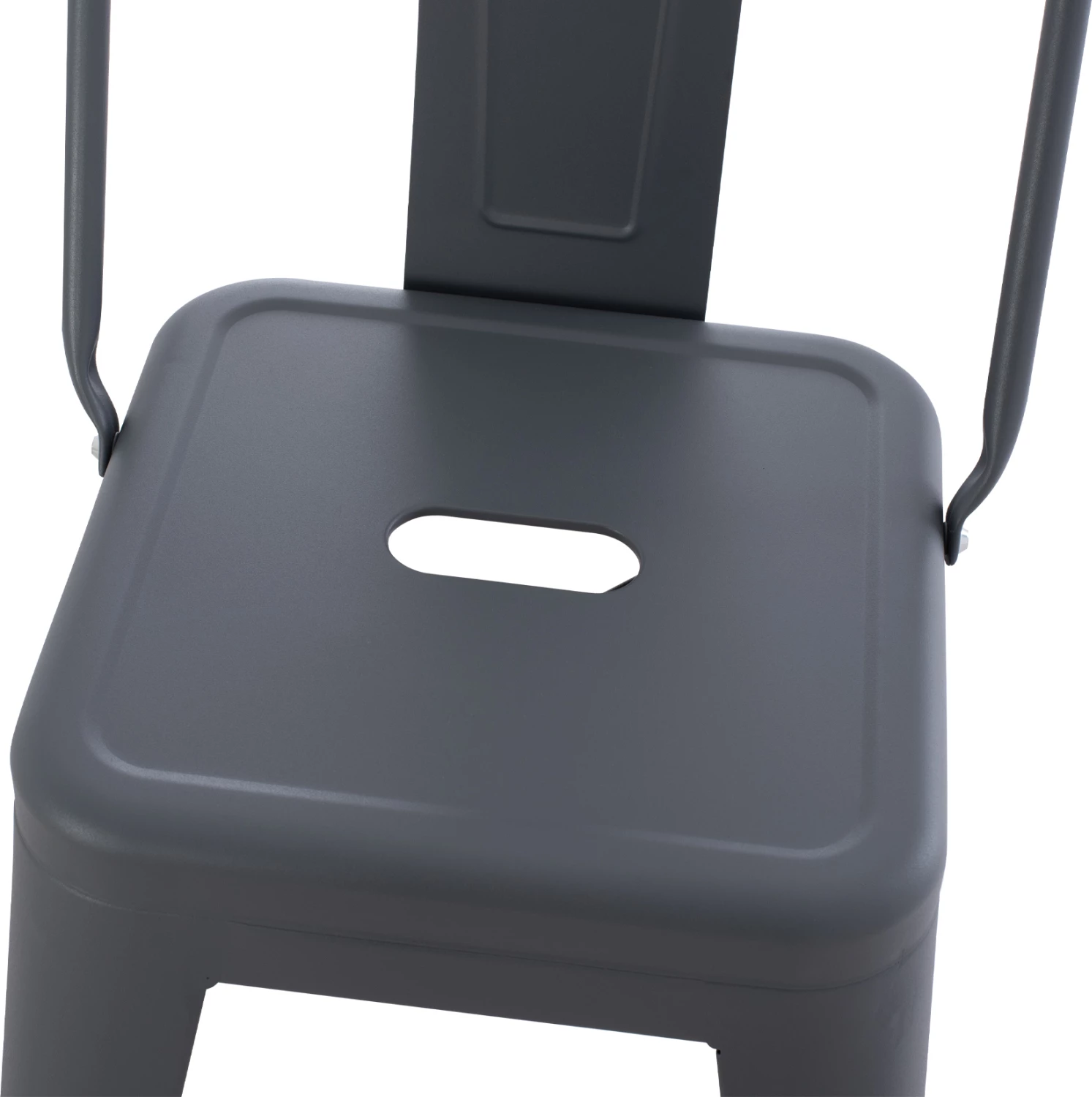 Karrige për bar, lartësi mesatare, MELITA-PRO, FH8574.50, metal, ngjyrë gri, 43x43x88H cm