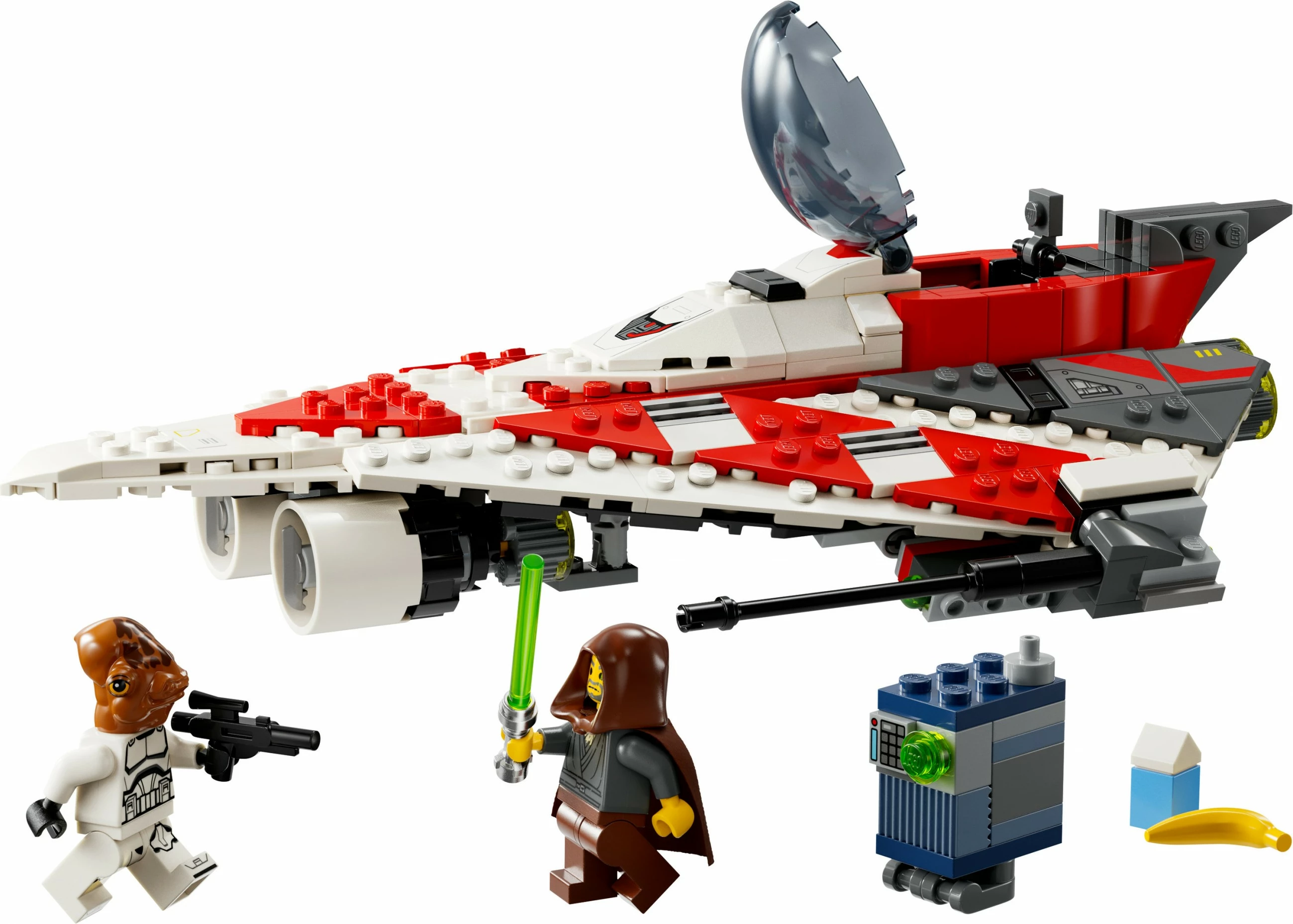 Set ndërtimi LEGO Jedi Bob's Starfighter, 305 pjesë, shumëngjyrësh