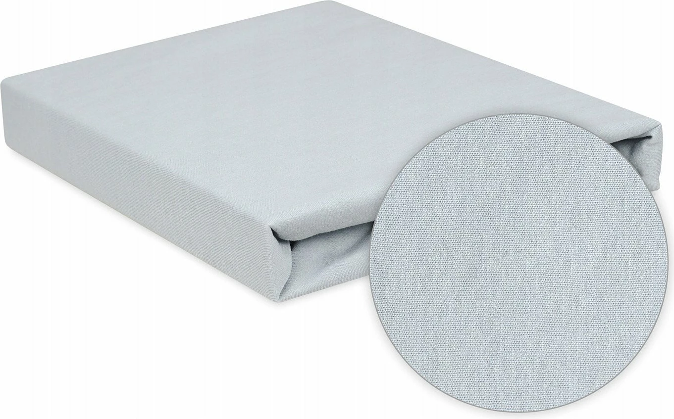 Çarçaf i shtratit me lastik Multitex CLAS TM0172_42 160x200cm (për dyshek deri 20cm), gri