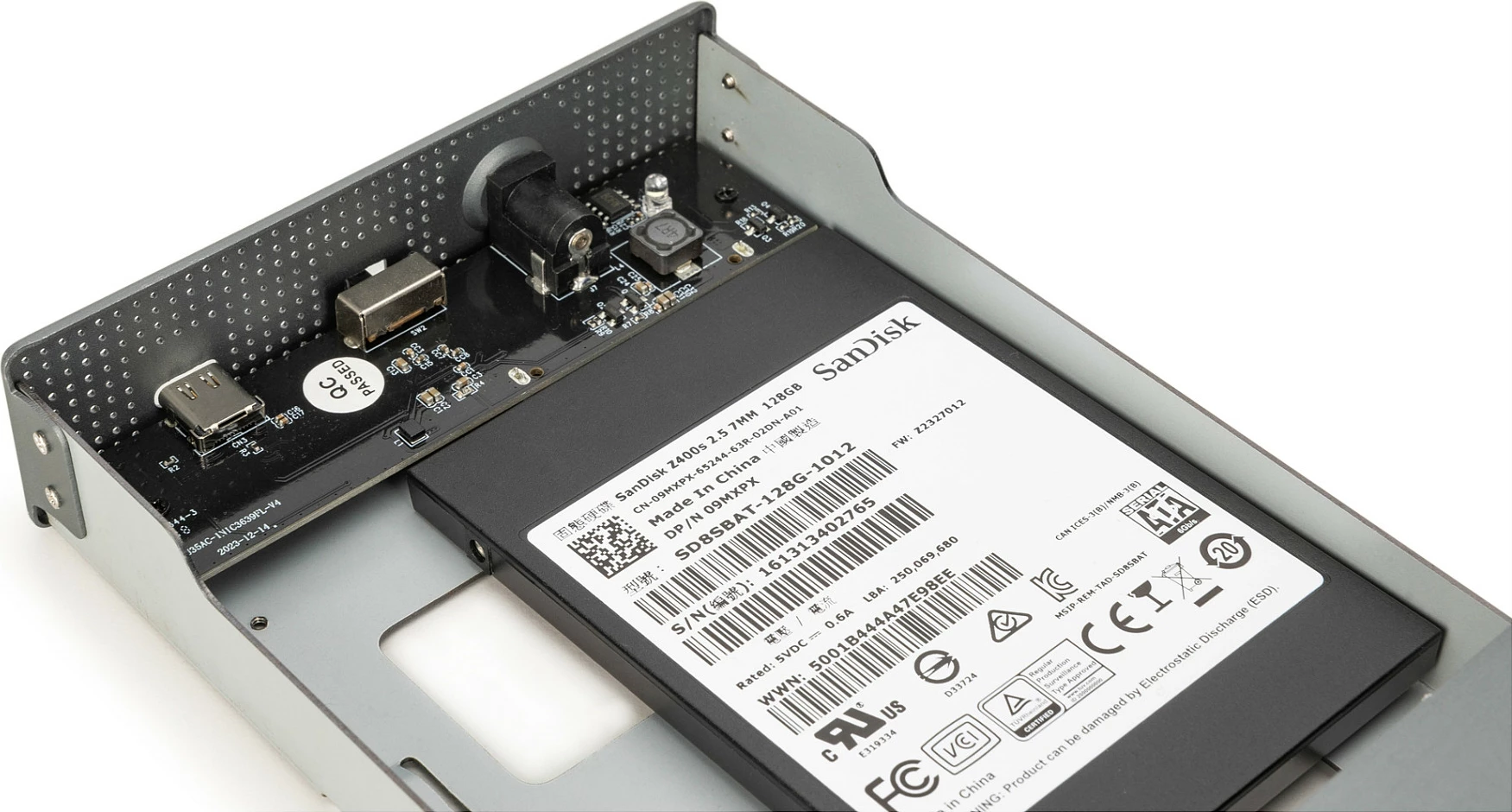 Kasë për HDD/SSD Digitus USB 3.0/3.2 Gen 1, SATA 2.5/3.5, Alumini