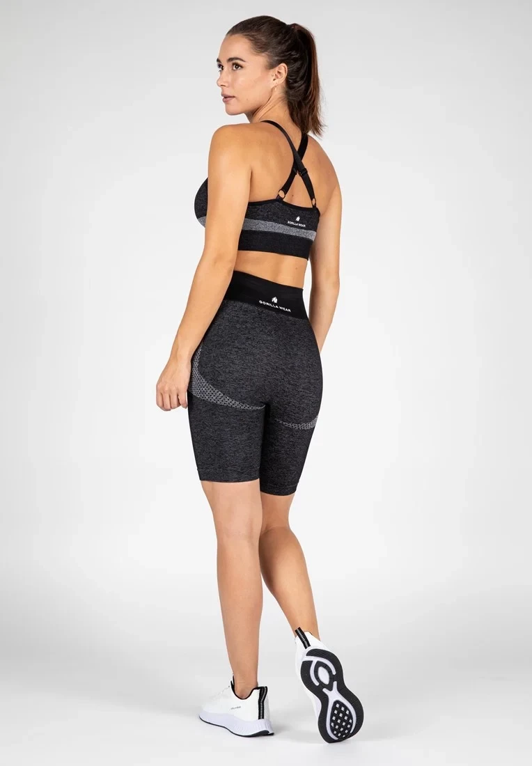 Selah Seamless Cycling Shorts - Black [Madhësia: XS/S]