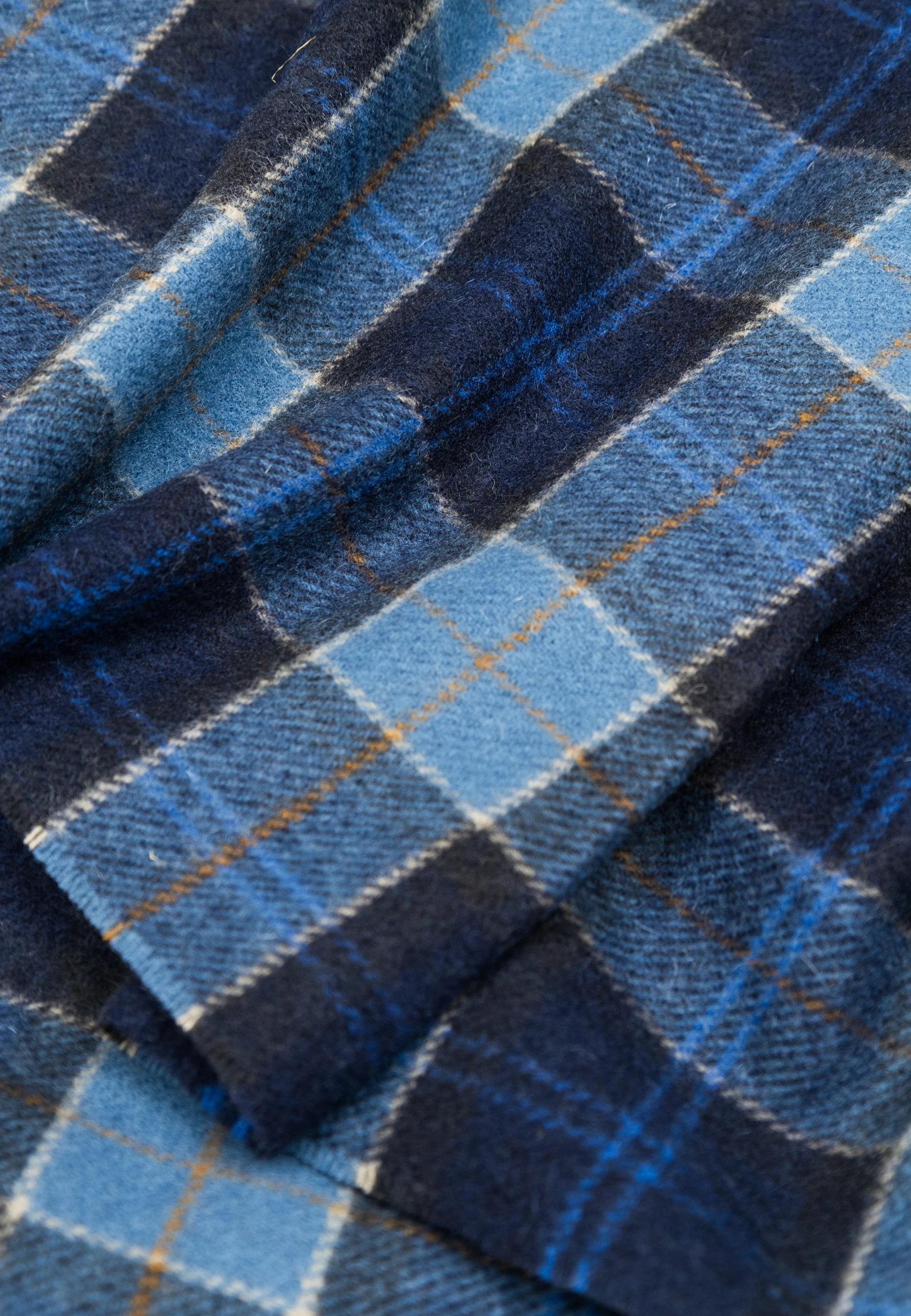 Shall për meshkuj Barbour Tartan Lambswool USC0001, blu e errët