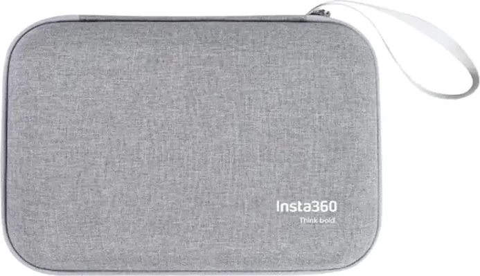Kuti mbrojtëse kamera, Insta360, X3 Carry Case CINSBAMA, me ndarje për kamera X3 + 2 bateri + hub + Invisible Selfie Stick 85 cm, EVA, gri