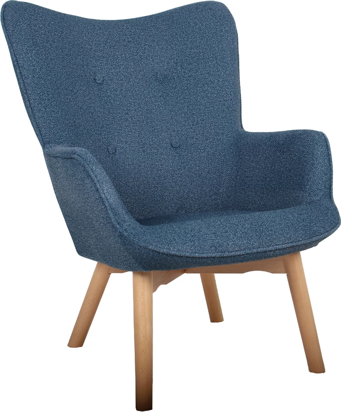 Fotel NAVONA, ngjyrë petrol, 72x82x94 cm