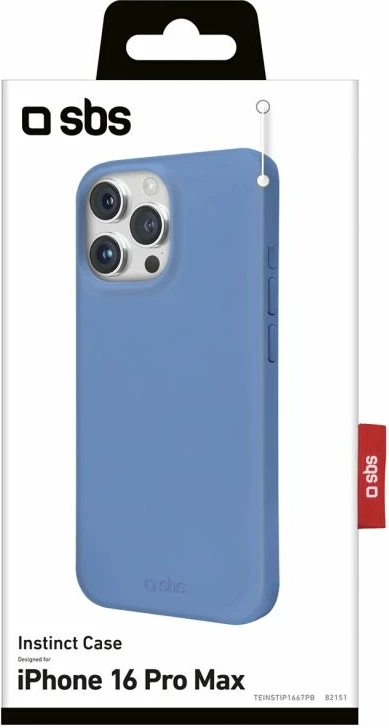 Mbrojtëse telefoni SBS Instinct për iPhone 16 Pro Max, kaltër