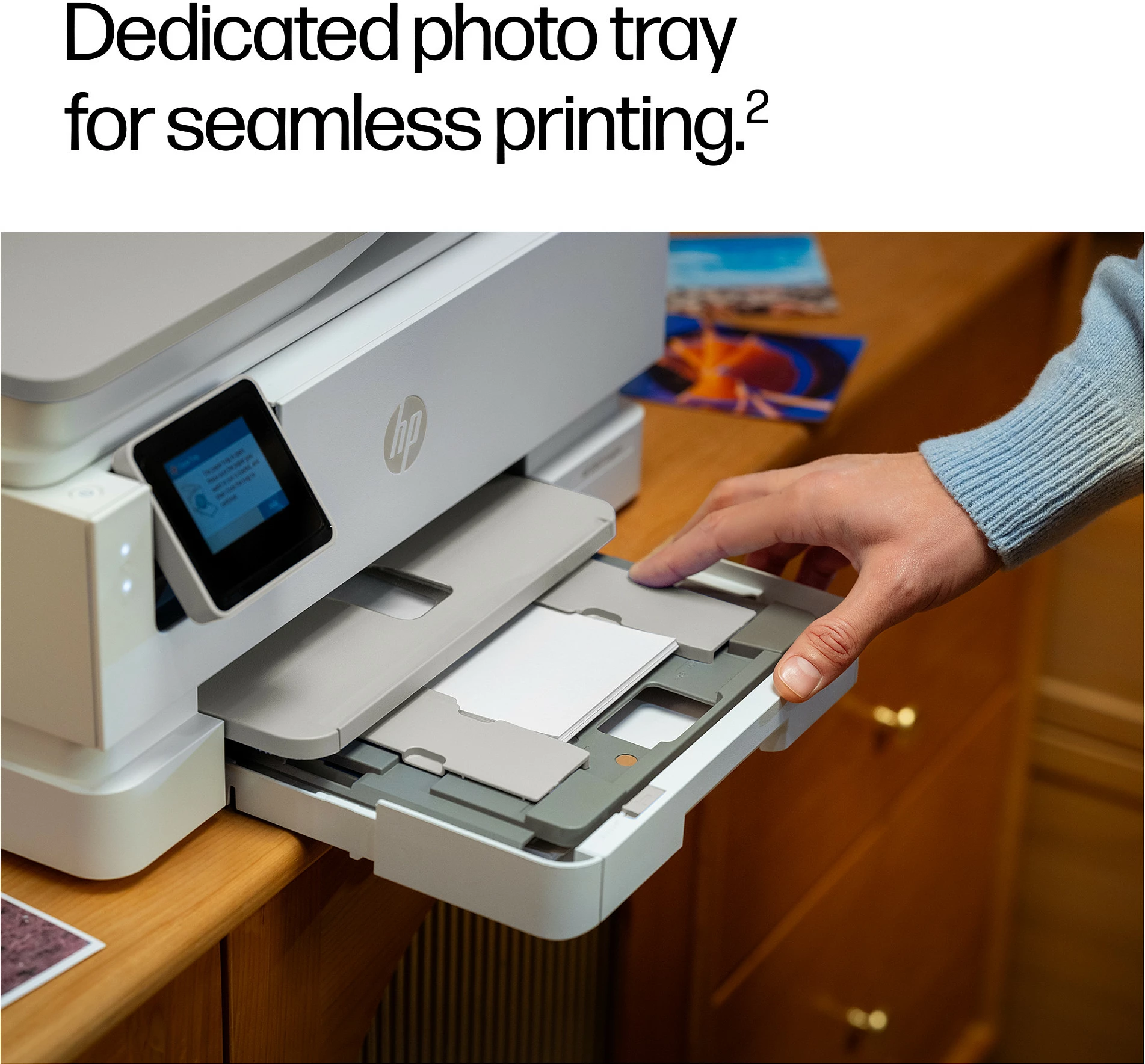 Printer multifunksional HP ENVY Photo 7230, wireless, inkjet me ngjyra, ADF 35 fletë, Light Portobello