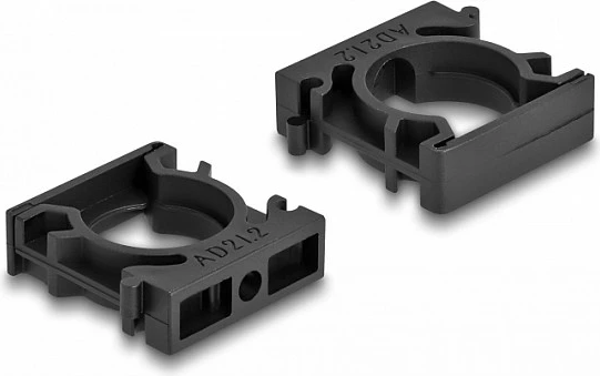 Mbajtës mbështjellësi kablli DeLOCK AD21.2, 21.2 mm, 4 copë, i zi