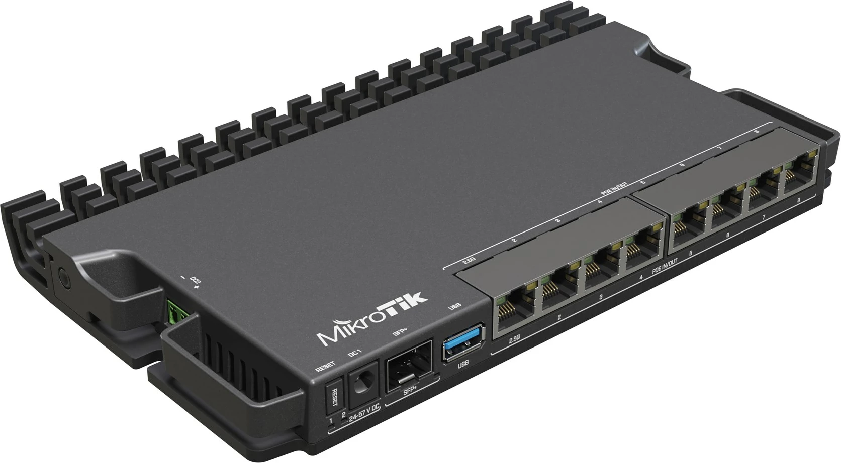 Router MikroTik RB5009UPR+S+IN, 2.5 Gigabit Ethernet, i zi