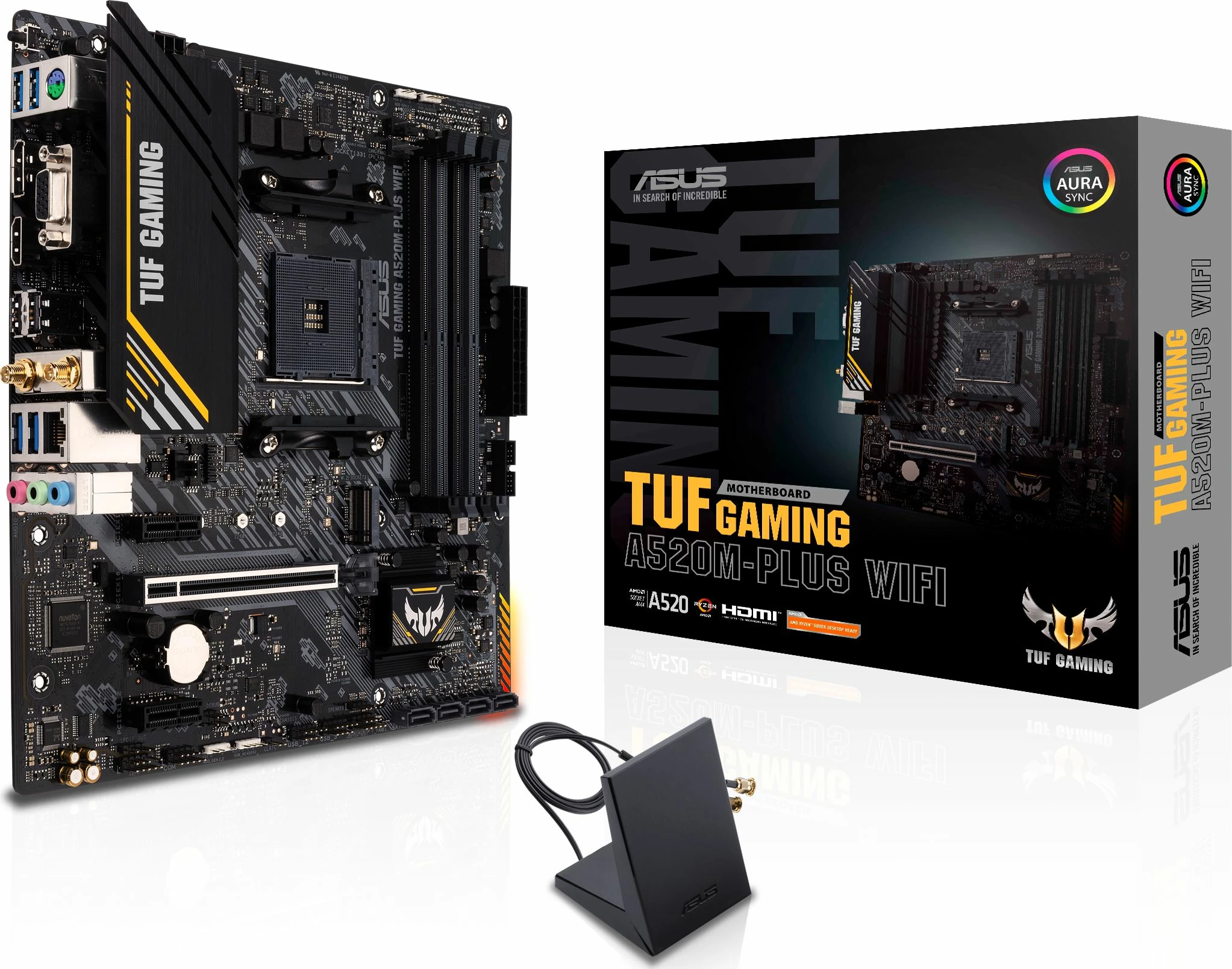 Pllakë amë Asus TUF Gaming A520M-Plus WiFi, mATX