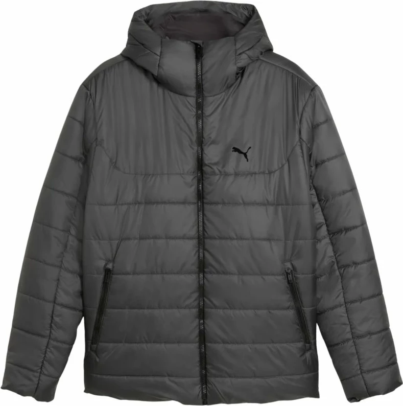 Jakne meshkuj Puma ESS Hooded Padded 685211 44, gri [Madhësia: XL]