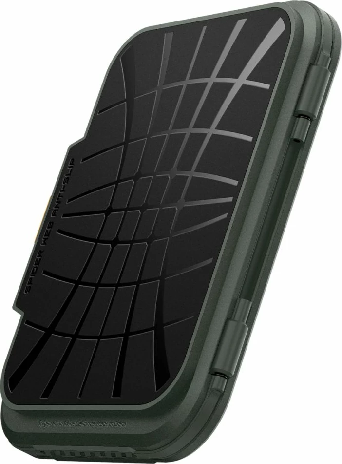 Mbështjellës Spigen Lock Fit MagSafe për karta, i gjelbër