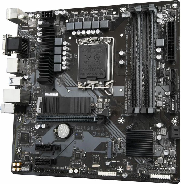 Pllakë amë GIGABYTE B760M DS3H DDR4, LGA1700, mATX, DDR4 deri 128GB, 2x M.2, 2.5GbE, e zezë