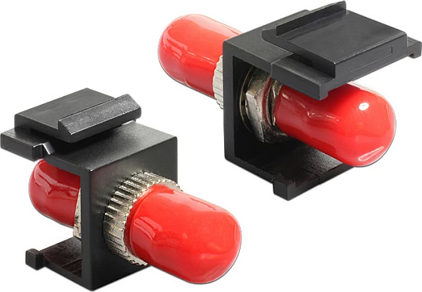 Modul keystone DeLOCK ST Simplex, ST-ST, i zi/argjend
