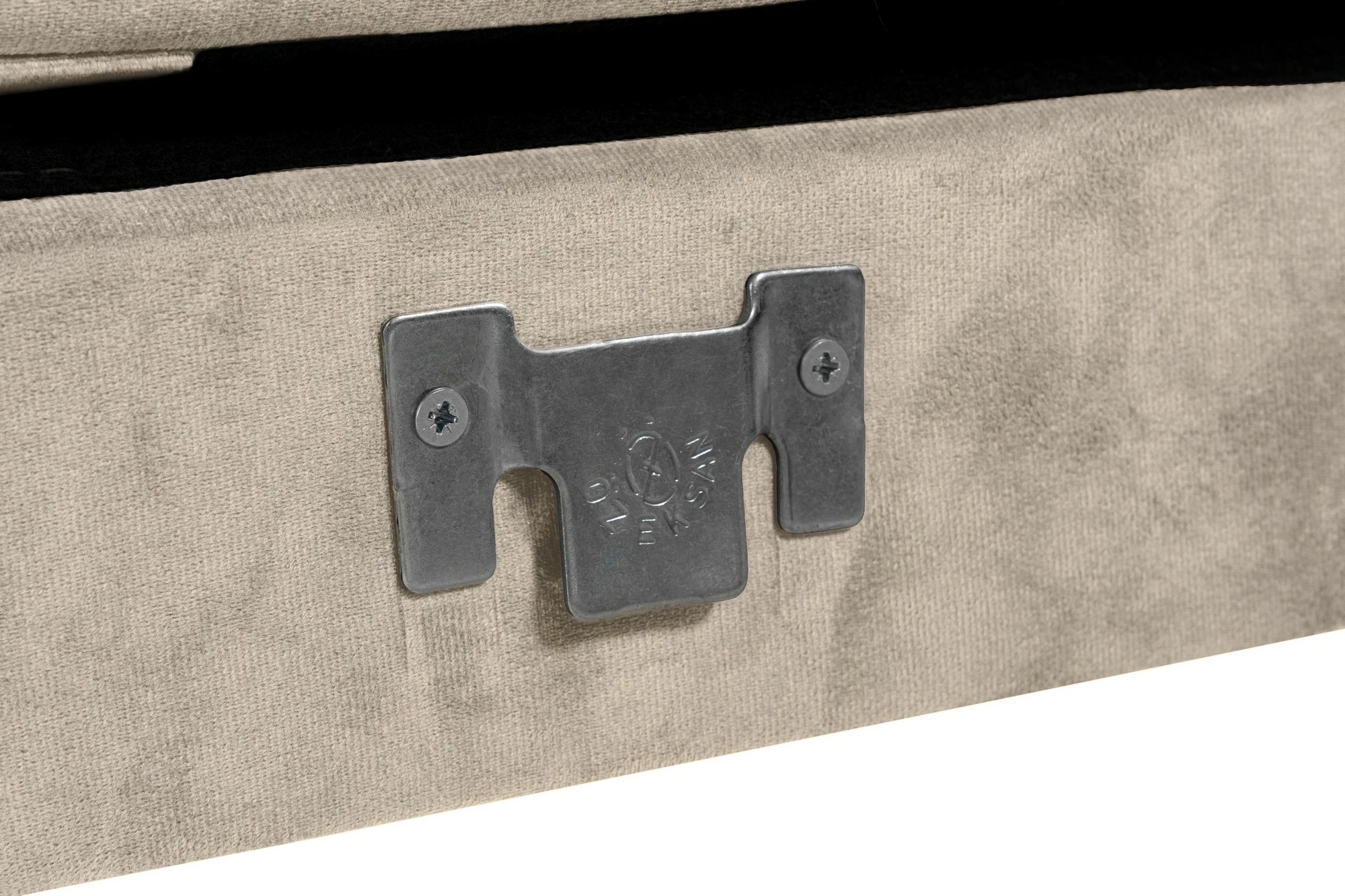 Këndare Atelier del Sofa Como Eco, e djathtë, bezhë dhe e zezë