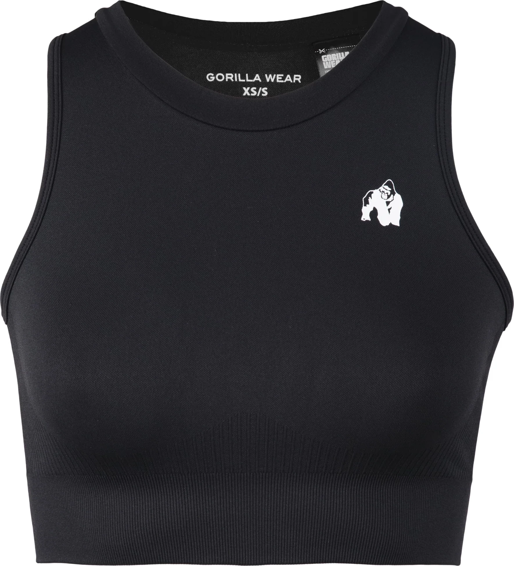 Olivia Seamless Crop Top - Black [Madhësia: XS/S]