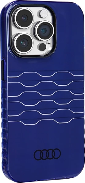 Mbështjellës Audi IML MagSafe për iPhone 14 Pro, Blu