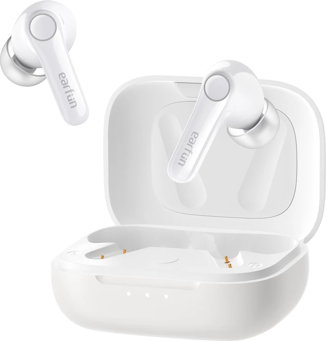 Kufje TWS, EarFun, Air Pro 4 TW600GW, ANC, Hi-Res Audio me LDAC/aptX Lossless, Bluetooth 5.4, perlë, me kuti karikimi