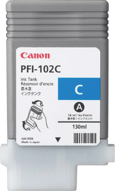 Patron boje, Canon, PFI-102 LUCIA, 130 ml, Cyan