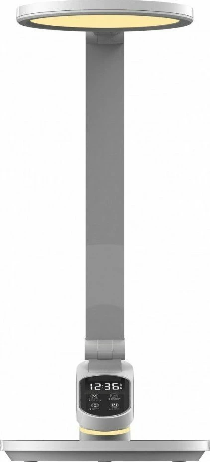 Lampë tavoline Maxcom ML5100 LED 10W 820 lm me touch, orë dhe timer, e bardhë