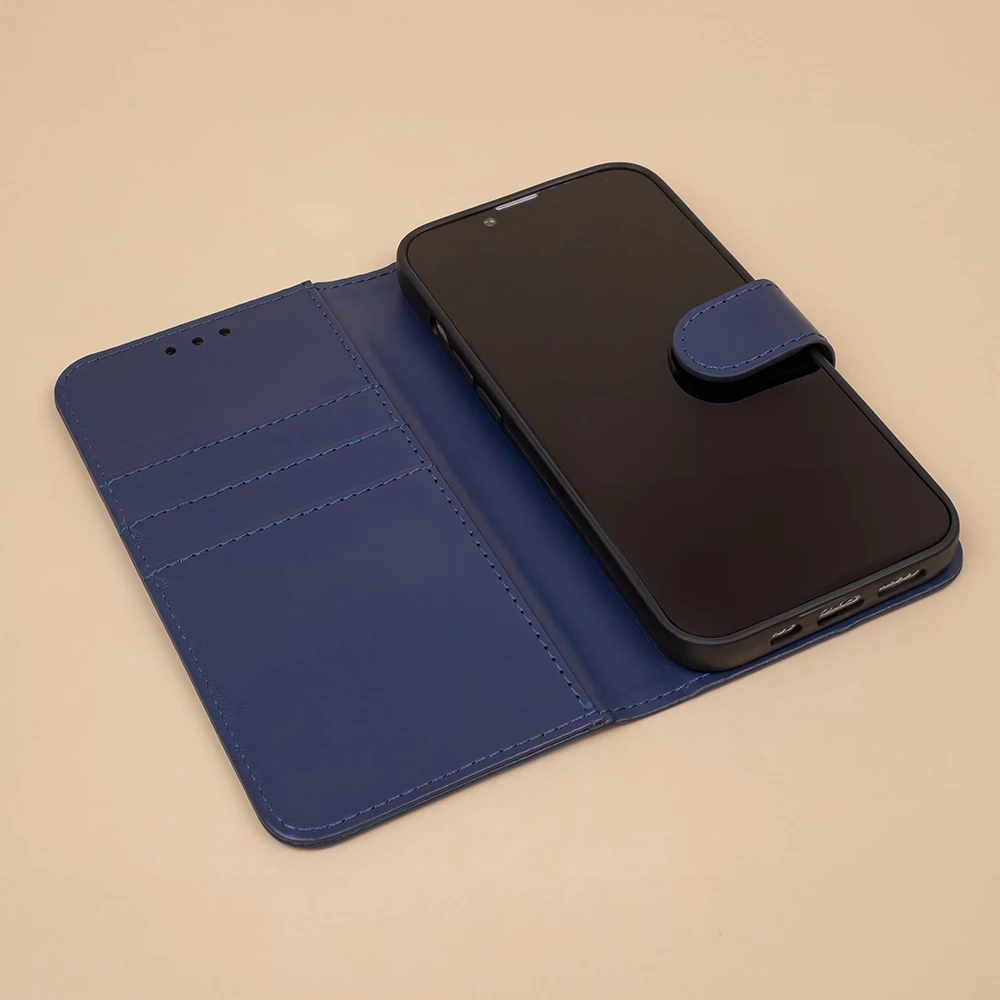 Mbështjellës me kapak Tactical Fancy Diary Smooth MPN 23957 për Samsung Galaxy A17, me mbyllje magnetike, me xhepa kartelash, blu e errët