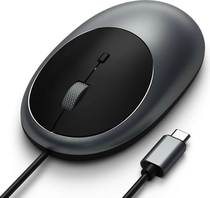Maus Satechi C1 USB-C ST-AWUCMM, me kabllo, Space Gray