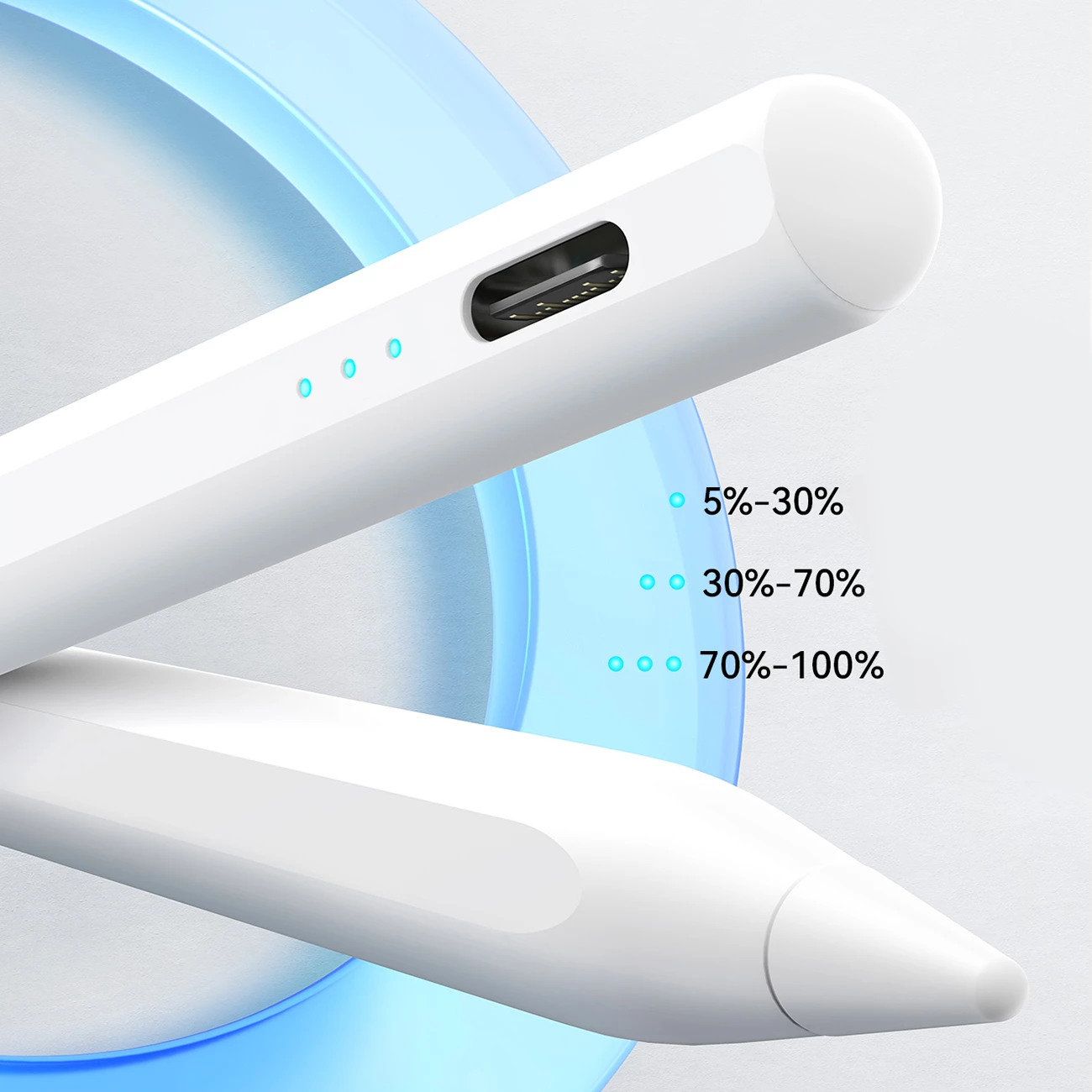 Stylus Joyroom JR-X15, për iPad, 130mAh, USB-C, Bardhë