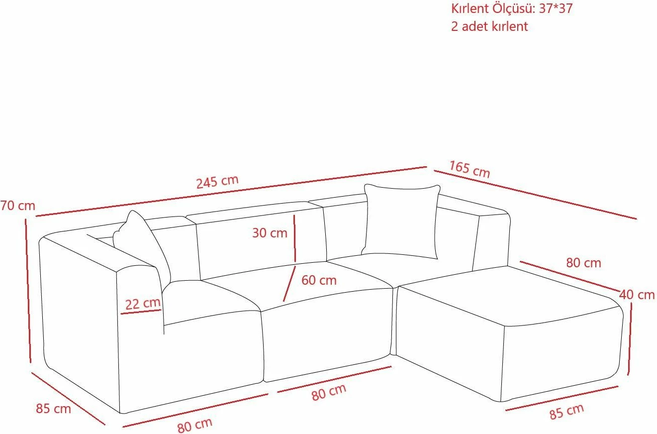 Këndare Raks, jeshile, Atelier del Sofa