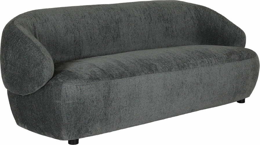 Divan Boomerang treshe, ngjyrë blu petrol-kafe, 193x80x72