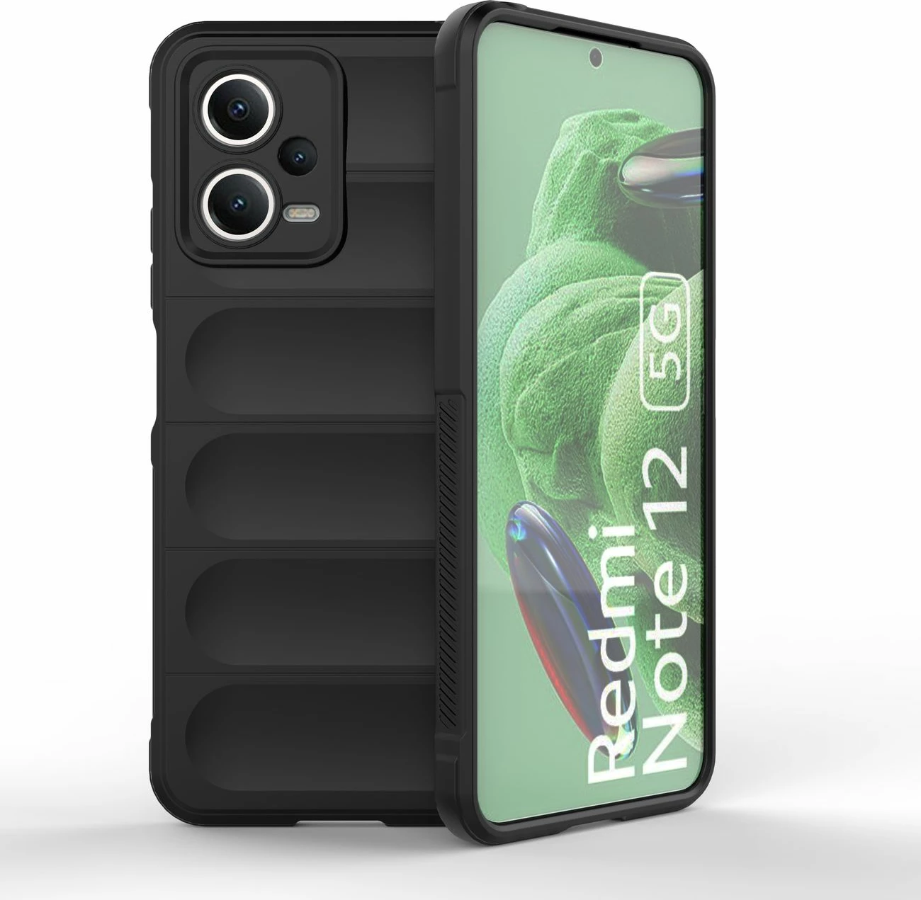 Mbështjellës Hurtel Magic Shield Case për Xiaomi Redmi Note 12 5G / Poco X5 5G, i zi