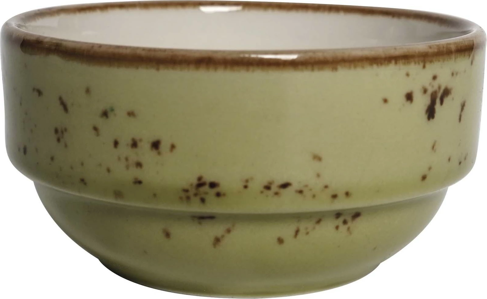 Tas porcelani Fine Dine Olive 400 ml Ø120 mm, jeshile, set 6 copë
