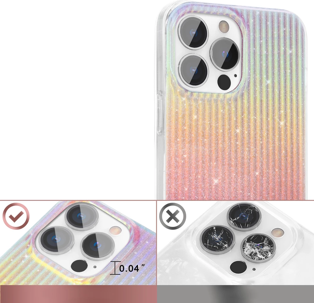 Mbështjellës Kingxbar Sunset Series për iPhone 13 Pro, Portokalli