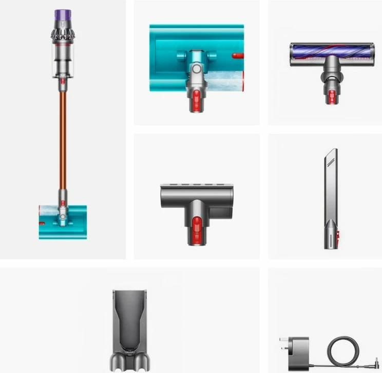 Fshesë me bateri DYSON Cyclone V10 Submarine, bakër/gri