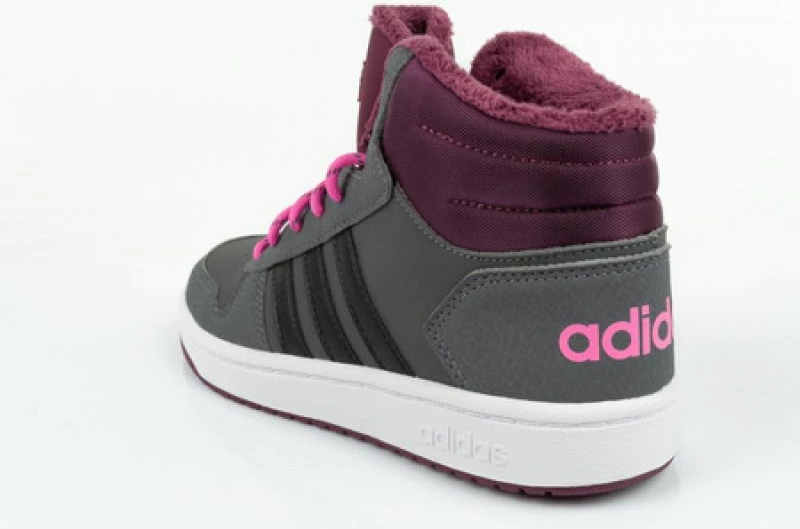 Atlete për fëmijë adidas Hoops Mid 2.0 K, ngjyrë rozë dhe gri [Madhësia: 36 2/3]